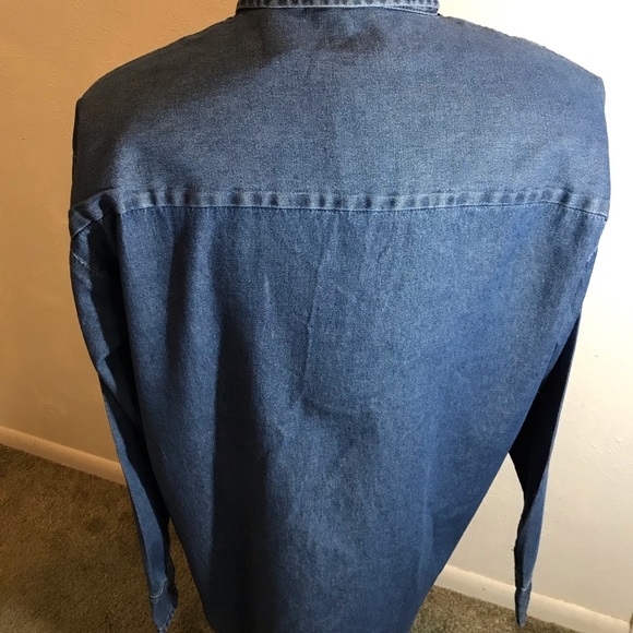 River’s End Men’s Denim Shirt, size L - Picture 3 of 8